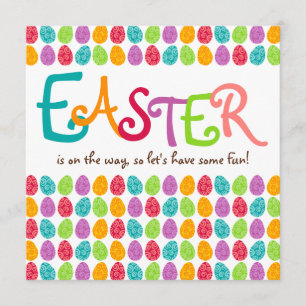 Invitación Huevos de PASCUA