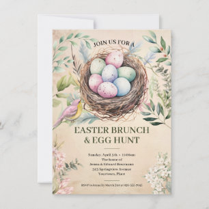 Invitación Huevos de Pascua en fiesta navideña