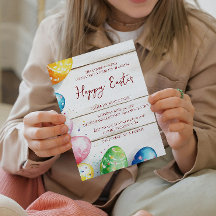 Huevos decorativos y Pascua feliz anual