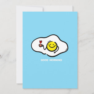 Invitación Huevos fritos buenos días