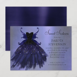 Invitación Huevos góticos Indigo Gown   Proep Royal Purple Sh