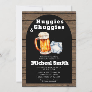 Invitación Huggies y Chuggies Papá Padre Ducha pañal