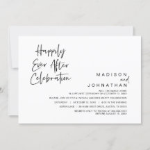 Huida de boda, Celebración de Felices para Siempre