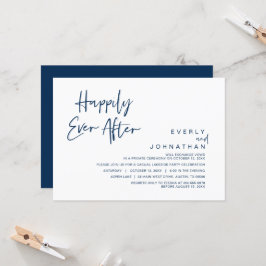 Invitación Huida de Boda, Celebración Feliz para Siempre