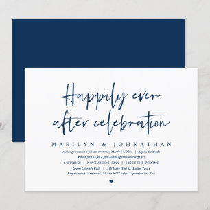Invitación Huida de Boda, Celebración Feliz para Siempre