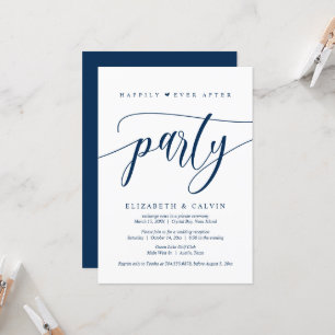 Invitación Huida de boda, Fiesta Felices para Siempre 