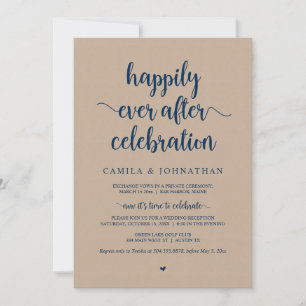 Invitación Huida de Kraft, Celebración de Felices para Siempr