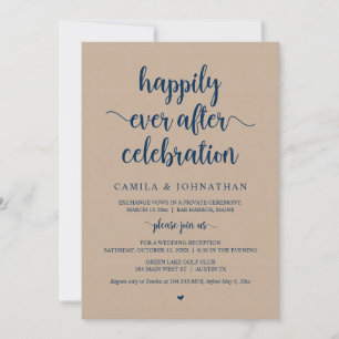 Invitación Huida de Kraft, Celebración de Felices por Siempre