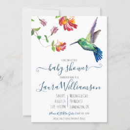 Invitación Hummingbird Baby Shower