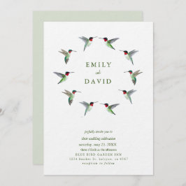 Invitación Hummingbirds Wedding Invitation