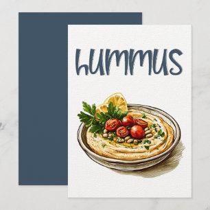 Invitación Hummus   Vegan Creamy, Savory Adventure