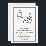 Invitación Humor gracioso meme blanco negro simple 90 cumplea<br><div class="desc">Humor de memes gracioso Blanco Blanco Negro simple 90 cumpleaños Añade un toque de humor a tu celebración de cumpleaños número 90 con nuestra invitación temática ‘Funny Meme Humor Simple Black White‘! Sumérjase en un divertido evento inspirado en populares memes de diseño blanco y negro. Personalizar tu invitación ahora y...</div>