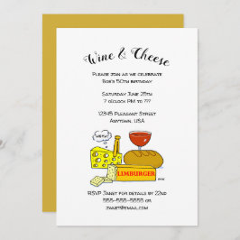 Invitación humorística a la fiesta de cumpleaños d