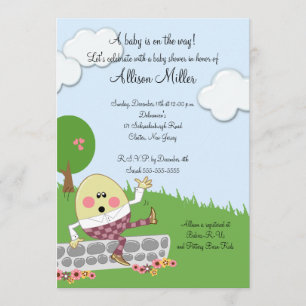 Invitación Humpty Dumpty Baby Shower