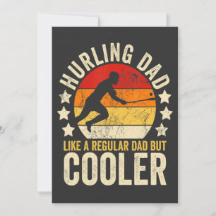 Invitación Hurling masculino Papá como un papá normal pero má