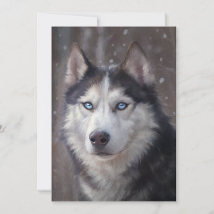 Invitación Husky siberiano