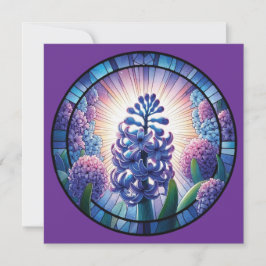 Invitación Hyacinth Sained Glass Art