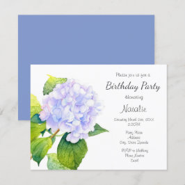 Invitación Hydrangea