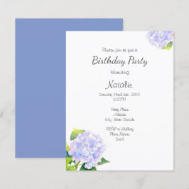 Invitación Hydrangea