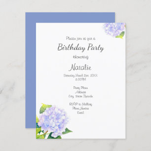 Invitación Hydrangea