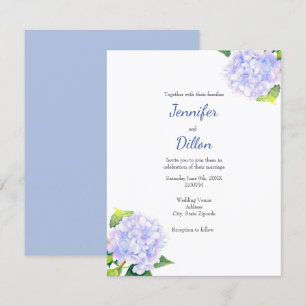 Invitación Hydrangea