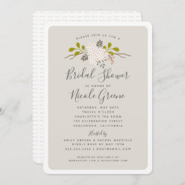 Invitación Hydrangea Blooms Floral Bridal Shower