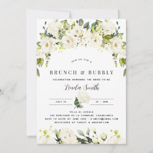 Invitación Hydrangea & Greenery Bridal Shower
