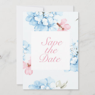 Invitación Hydrangeas Pastel Bloom