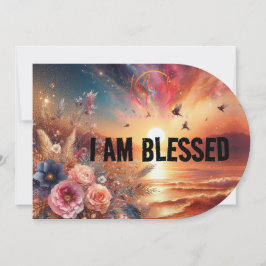 Invitación  I am blessed  backpack 