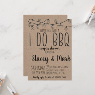Invitación I Do BBQ