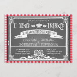 Invitación I Do BBQ Engagement Party