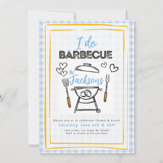 Invitación I Do BBQ Wedding or Engagement Party Invite