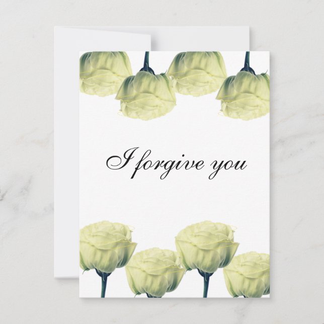 Invitación i forgive you (Anverso)