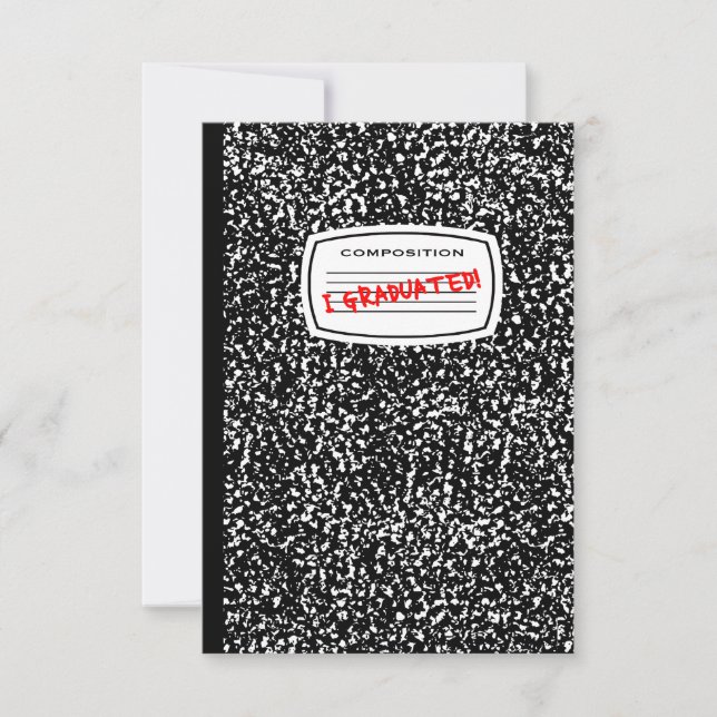 Invitación i libro de composición graduado (Anverso)