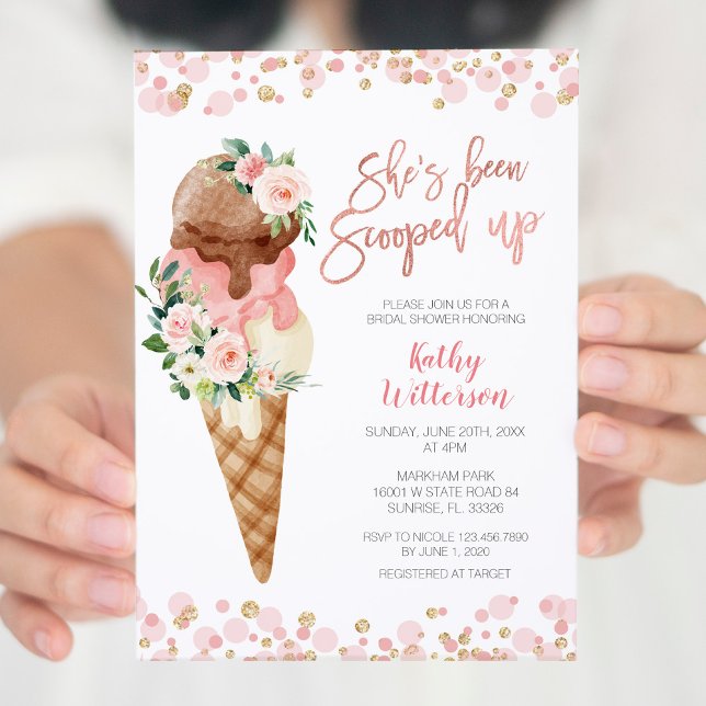 Invitación Ice Cream Bridal Shower (Subido por el creador)