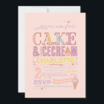 INVITACIÓN ICE CREAM SOCIAL BIRTHDAY PARTY INVITATION<br><div class="desc"></div>
