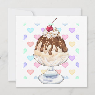 Invitación Ice Cream Sundae