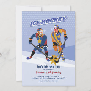 Invitación Ice Hokey