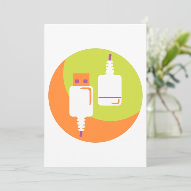 Invitación Icono de enchufe USB (Subido por el creador)