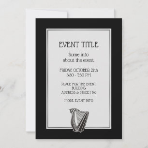 Invitación Icono de Harp