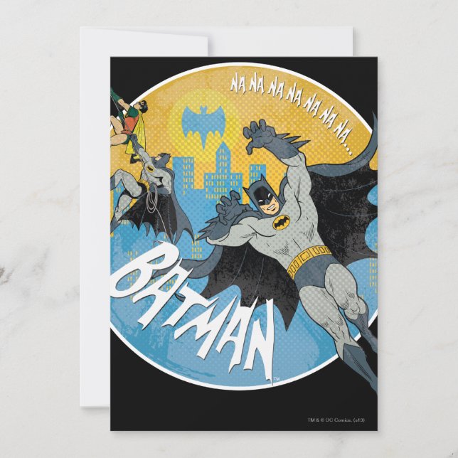 Invitación Icono de NANANANANANA Batman (Anverso)