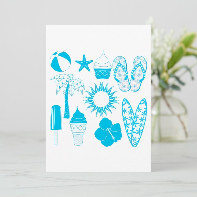 Invitación Iconos de verano (Subido por el creador)