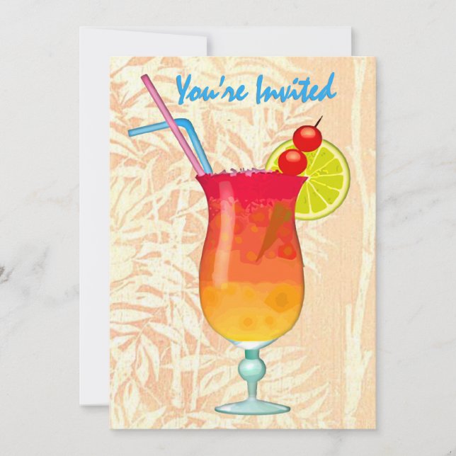 Invitación Icy Tropical Rum Punch (Anverso)