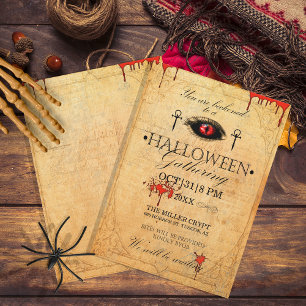 Invitación ID579 de la reunión de Vampire Halloween