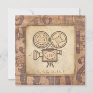 Invitación Idea de regalo para cineasta, actor, director de c