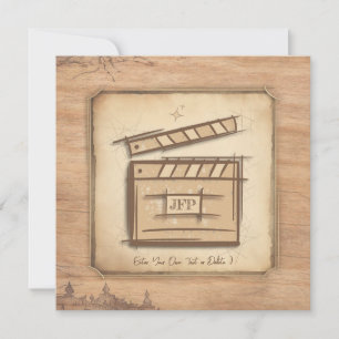 Invitación Idea de regalo para cineasta, actor, director de c