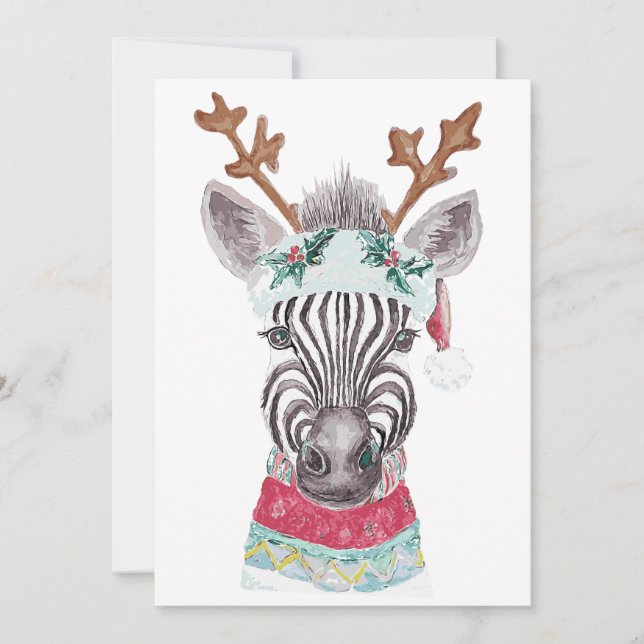 Invitación Idea de regalo para Navidades modernos (Anverso)