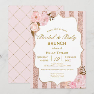 Invitación Ideas combinadas Baby Shower y Bridal Shower