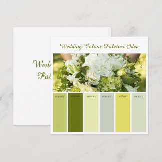 Invitación Ideas de paletas de colores para bodas