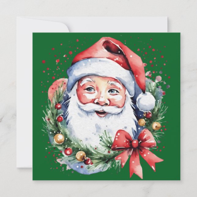 Invitación Ideas de regalo de Santa Claus (Anverso)